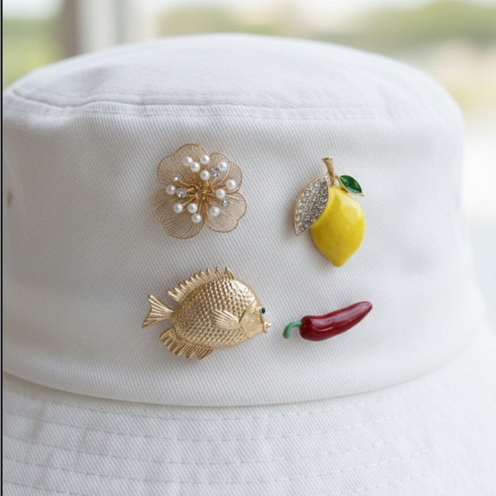 Vibrant Tropical Enamel Pin Set | Set of 4 | Sfera Mexico Find